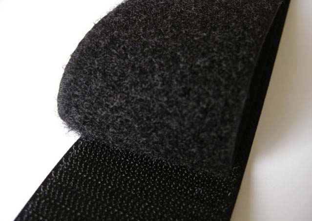 Ruban adhésif Velcro noir, tissu à cudre, uble face, champignon, à Double  verrouillage - AliExpress