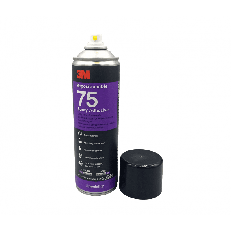 Spray 75 Repositionnable 3M™ Scotch-Weld™ ouvert