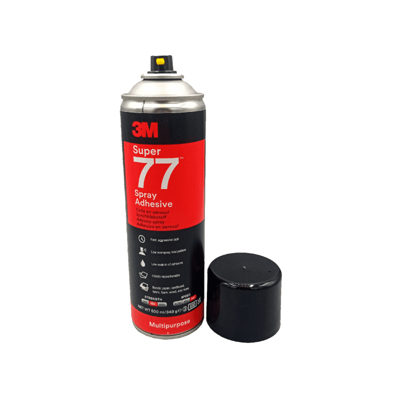 Spray 77 Adhésif Multiusage 3M Scotch-Weld ouvert
