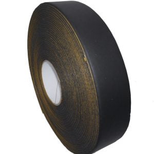 Ruban Adhésif Mousse de Caoutchouc Synthétique, type ARMAFLEX noir – Rouleau de 15m x 50mm, Depuis… PV TTC