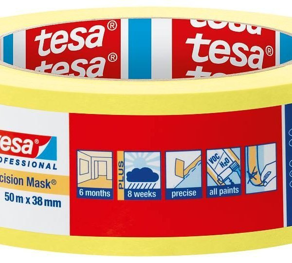 TESA® Ruban de Masquage Precision Mask 4334 Jaune
