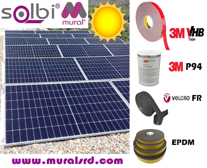 panneaux-solaires-énergie-solaire-ruban-adhésif-3m-vhb-EPDM-velcro-FR-apprêt-P94